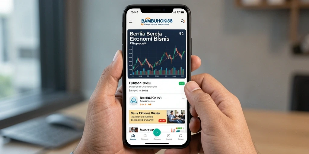 Antarmuka <strong>BAMBUHOKI88</strong> yang menarik dan informatif untuk pengguna bisnis.